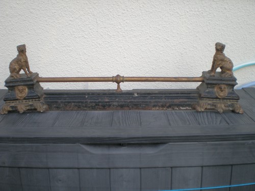 Ancien décor cheminée - ancien, de