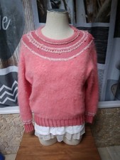 Superbe Pull Angora Saumon