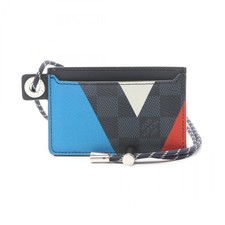 LOUIS VUITTON Porte Cartes Code America's Cup Card Case N41629 Damier Cobalt LV