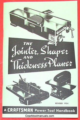 Craftsman jointer shaper - craftsman,