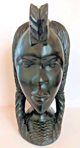 African carved hardwood - african,