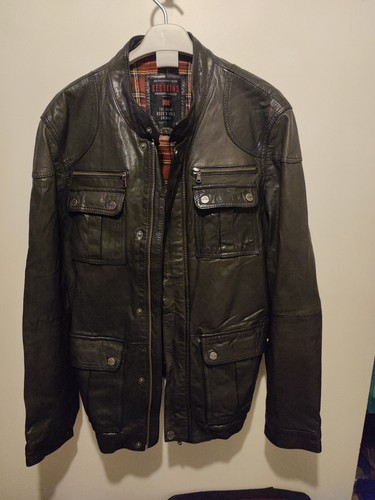 Blouson cuir homme redskins - blouson,