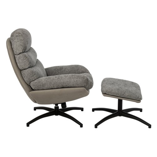 Fauteuil avec pouf - avec,