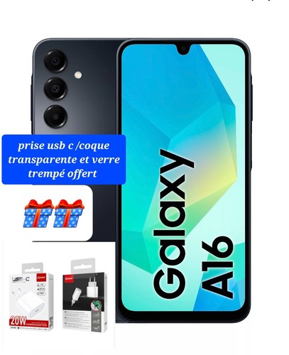 Samsung galaxy a16 - samsung, noir