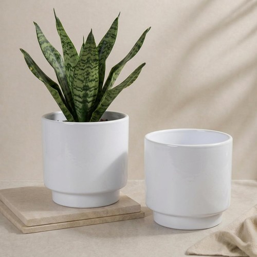 Lot pots fleurs céramique - lot, 2