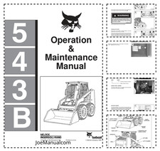 Bobcat 543B Skid Steer Loader Operation and Maintenance Manual PDF