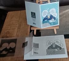 GELUCK-Films impression, calques Noir & Blanc pour  créer la carte postale(1999)