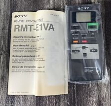 Sony RMT-E1VA Video 8 Remote Control Unit Telecommande NOS W/ Manual