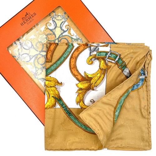 écharpe hermes carré - hermes, 90