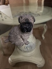 Dog Statue Figure - WELCOME