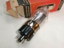 ⚜RARE PAN GETTER TUBE MULLARD LAMPE GZ32 5V4G  VALVE RECTIFIER TESTED NOS NIB °=
