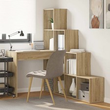 Bureau d'angle avec étagère
