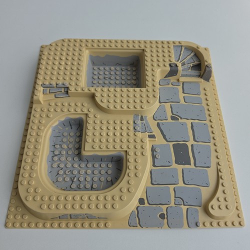 Lego classic plate beige - plate,