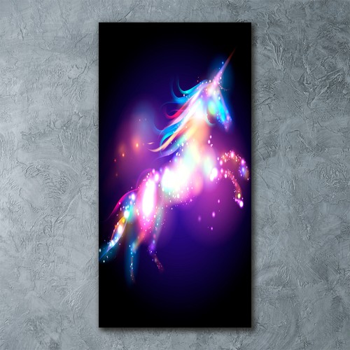 Tulup tableau sur verre - tableau,