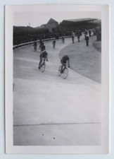 Bike race cyclists track - old photo snapshot