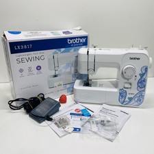 Brother White Floral LX3817 Sewing Machine