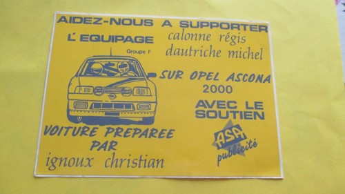 Sticker vintage rallye opel - vintage,