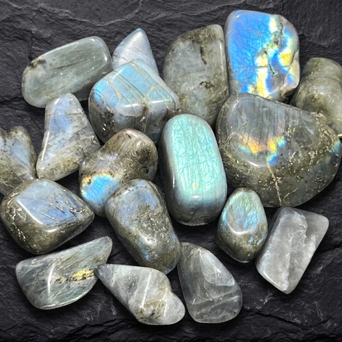 Labradorite tumbled stones by - tumbled,