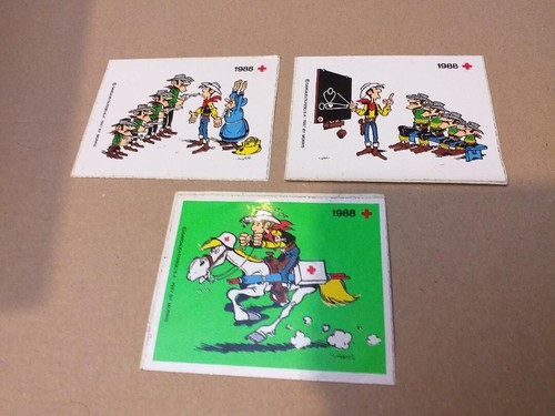 Lot autocollants lucky - 3,
