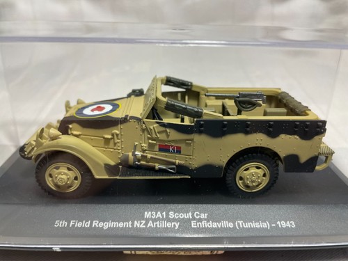 White scout car half track - white,