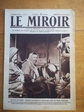 xj005 LE MIROIR WW1 N°73 wounded Algerians and Moroccans in sanitary train