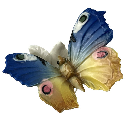 Sujet papillon porcelaine - sujet,