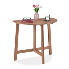 Table pliante demi-lune en