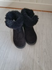Bottes Fille De Enfant Taille 32 Noir
