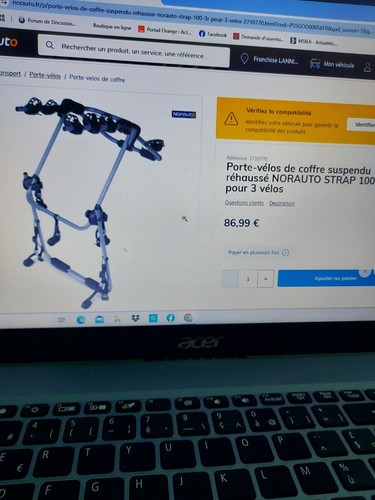 Porte velos réglable - 3,