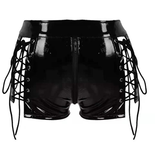 Simili cuir verni short - verni,