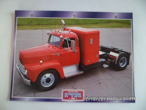 Carte fiche camion tracteur - fiche,