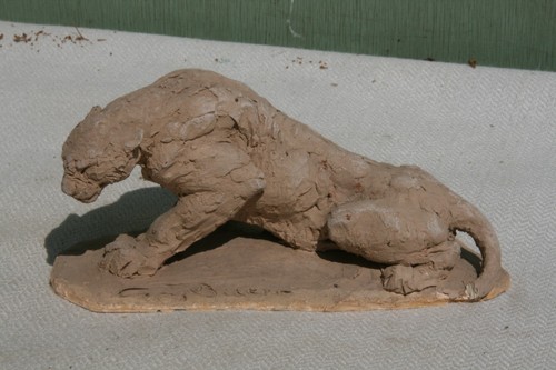 Sculpture terre cuite - sculpture, en