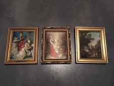 LOT X3 CADRES Tableau PEINTURE
