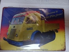 Plaque Métal Tôlée Vintage