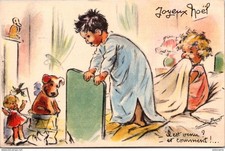 S22986 cpa Illustrateur Germaine Bouret " M.D Paris " Joyeux Noël