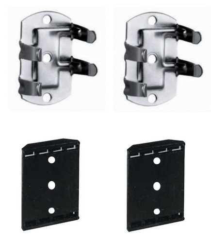 Clip plinthe metal - 2x, +