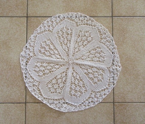 Napperon tricot dentelle - , en