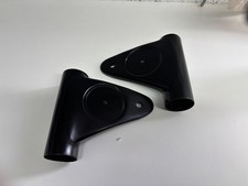 Pair genuine Kawasaki 750 H2  750 - Headlight brackets freshly blasted & coated 