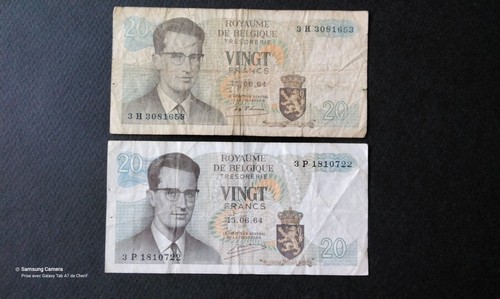 Lot billets banque - de,