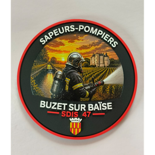 Ecussons pompiers buzet sur - buzet,