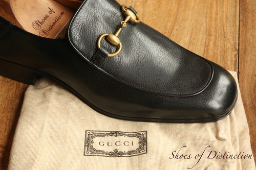 Mocassins gucci cuir - cuir, noir