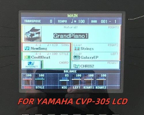Lcd for yamaha - for, clavinova