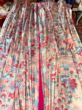 Paire de double rideaux Texunion décor de Jacqueline Regnier Arbres de vie