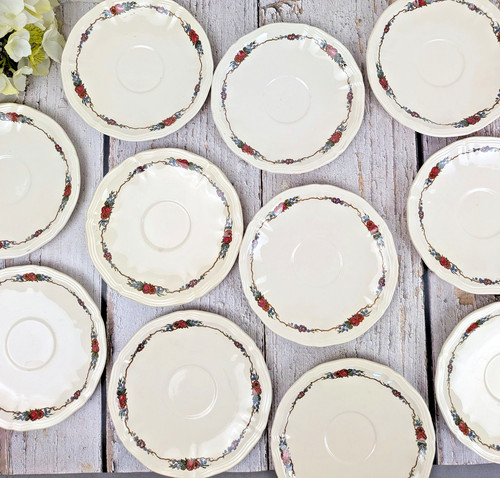 Assiette vintage dessert - à, en