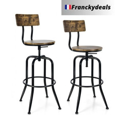 Ensemble 2 Tabourets de Bar