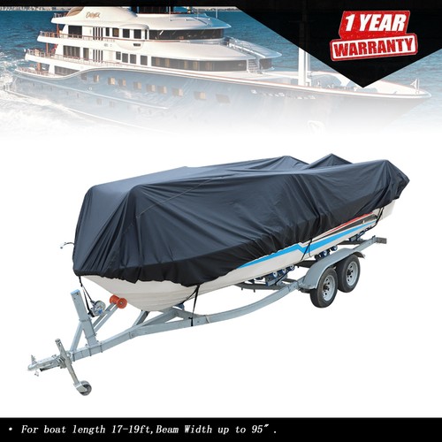 19ft black boat cover - black,