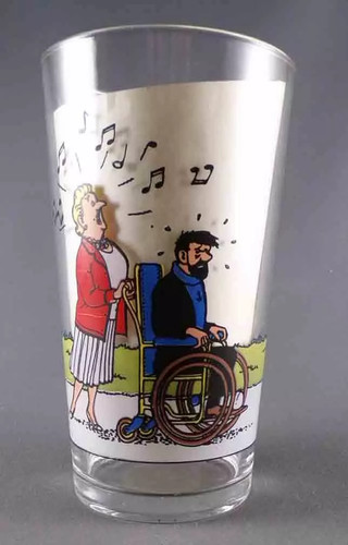 Tintin verre à moutarde - -,