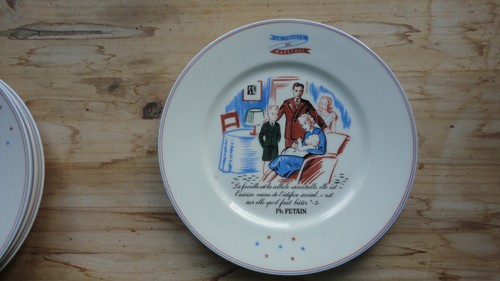 Rare assiette ww2 serie - rare, la
