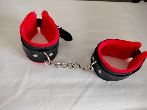 Menottes handcuffs sexy cuir - sexy,