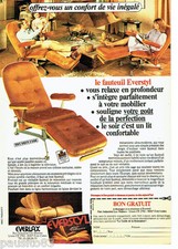 1984 ADVERTISING ADVERTISEMENT ADVERTISING 096 the Everstyl Relax Chair